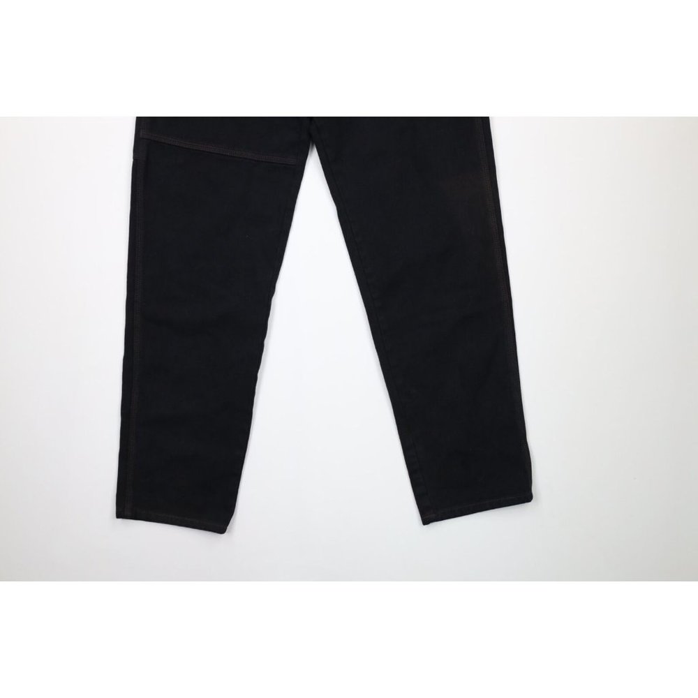 NOS Vtg 90s Pelle Pelle Mens 32x34 Spell Out Hip Hop Baggy Fit Big Pocket Jeans - Picture 4 of 12